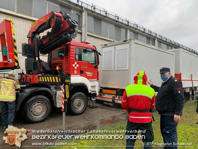 20201231 Ankunft der ersten Hilfslieferung aus Niederösterreich im Erdbebengebiet Foto: © BTF Flughafen Schwechat 20201231 Ankunft der ersten Hilfslieferung aus Niederösterreich im Erdbebengebiet Foto: © BTF Flughafen Schwechat