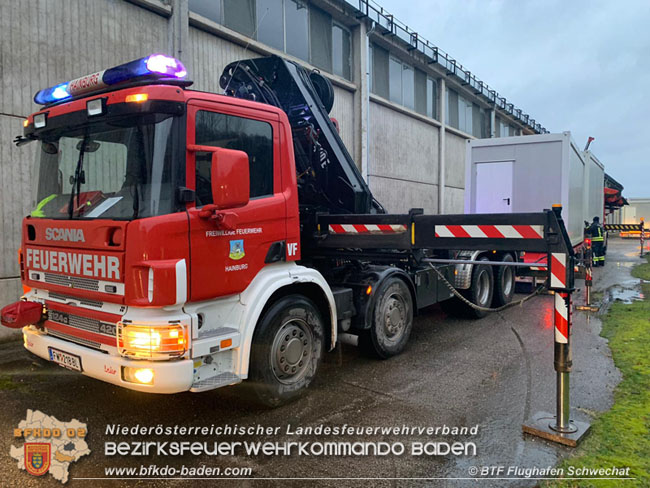 20201231 Ankunft der ersten Hilfslieferung aus Niederösterreich im Erdbebengebiet Foto: © BTF Flughafen Schwechat 20201231 Ankunft der ersten Hilfslieferung aus Niederösterreich im Erdbebengebiet Foto: © BTF Flughafen Schwechat