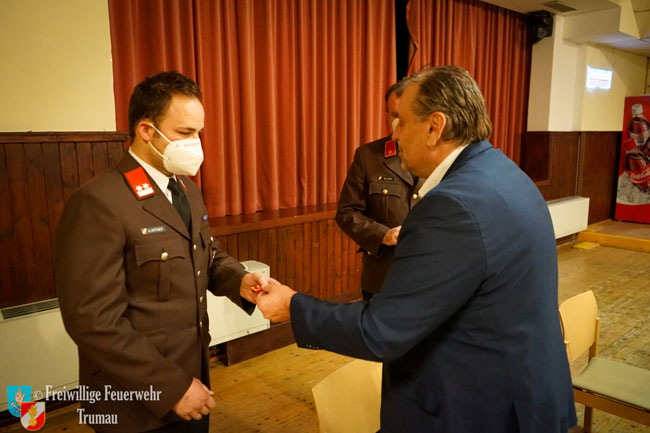 20210122_Neues Feuerwehrkommando bei der FF Trumau gewaehlt Foto: Freiwillige Feuerwehr Trumau 20210122_Neues Feuerwehrkommando bei der FF Trumau gewaehlt Foto: Freiwillige Feuerwehr Trumau