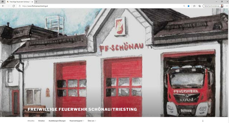 Neue Website der FF Schönau/Triesting  www.ffschoenautriesting.at