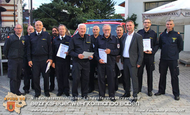 20210828 Fahrzeugweihe - Ehrungen und Auszeichnungen beim Möllersdorfer Feuerwehrfest  Foto: © Freiwillige Feuerwehr Möllersdorf 