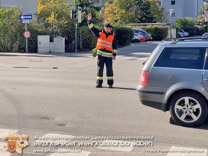 20211016 Verkehrsregler Ausbildung im Abschnitt Baden-Land  Foto: Freiwillige Feuerwehr Heiligenkreuz