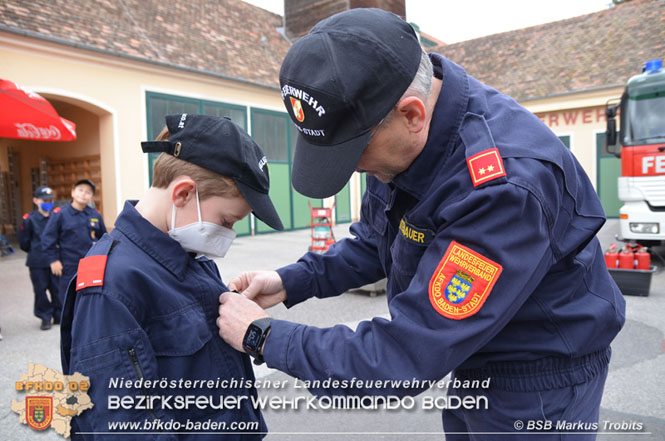 20211023 Wissenstest der Feuerwehrjugend 2021 Bezirk BADEN in Baden  Foto: BSB Markus Trobits