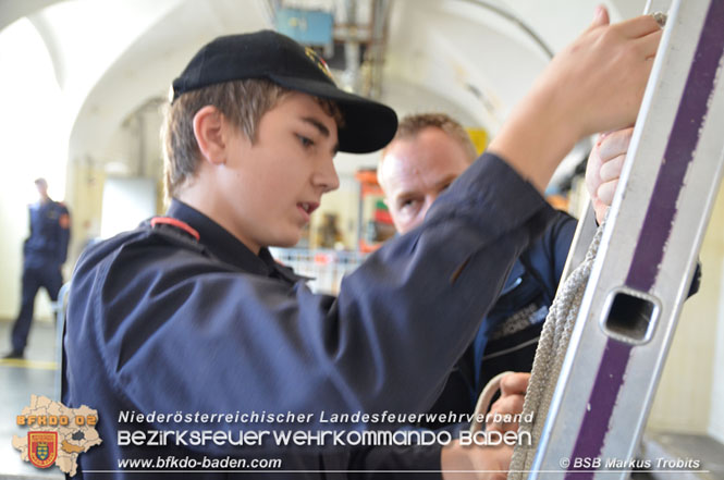 20211023 Wissenstest der Feuerwehrjugend 2021 Bezirk BADEN in Baden  Foto: BSB Markus Trobits