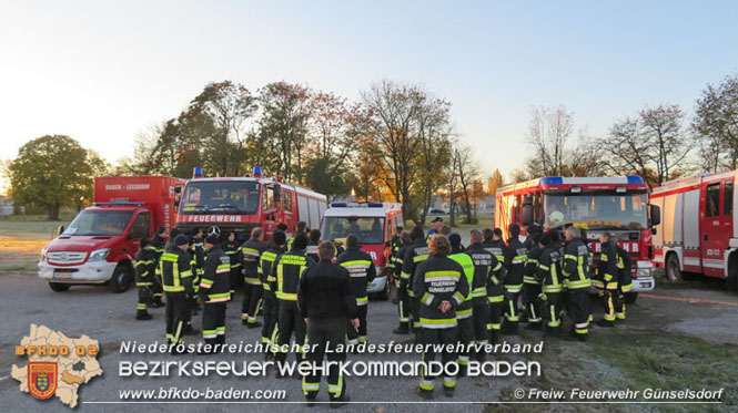 20211106 KHD Übung 1. ZUG in Leobersdorf   Foto: FF Günselsdorf/1.ZUG KHD Bereitschaft Baden