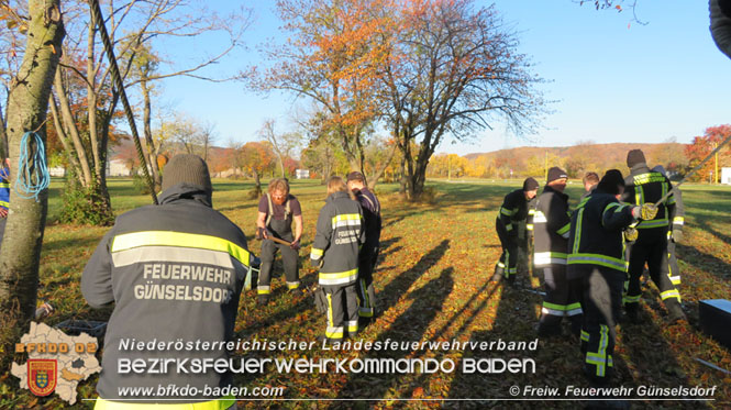 20211106 KHD Übung 1. ZUG in Leobersdorf   Foto: FF Günselsdorf/1.ZUG KHD Bereitschaft Baden