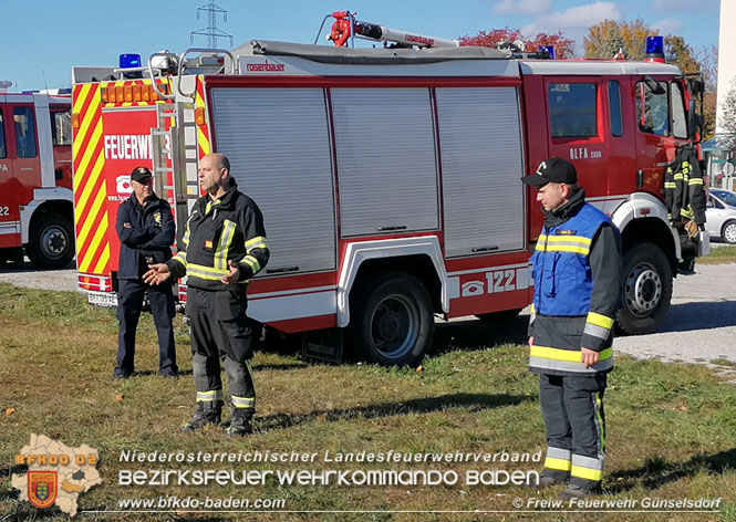 20211106 KHD Übung 1. ZUG in Leobersdorf   Foto: FF Günselsdorf/1.ZUG KHD Bereitschaft Baden