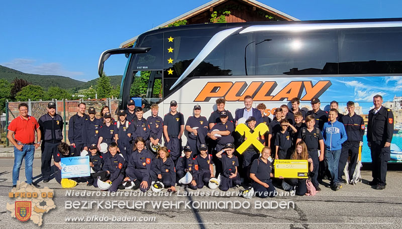 Gemeinsame Fahrt zu den Nö Landesfeuerwehrjugend - Leistungsbewerben 2022 in Tulln