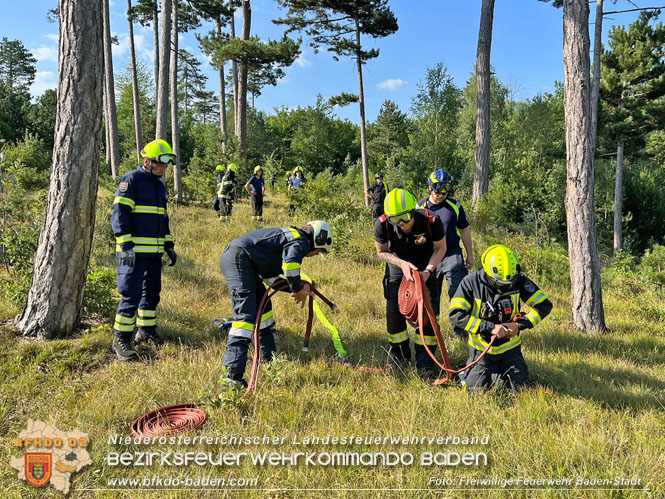 20220716 Erstes Bezirksmodul Waldbrandbekämpfung  Foto: FF Baden-Stadt 