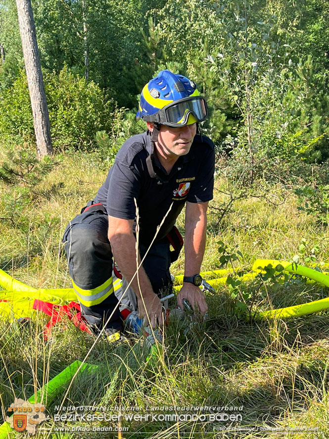 20220716 Erstes Bezirksmodul Waldbrandbekämpfung  Foto: FF Baden-Stadt 