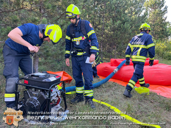 20220716 Erstes Bezirksmodul Waldbrandbekämpfung Foto: FF Baden-Stadt 
