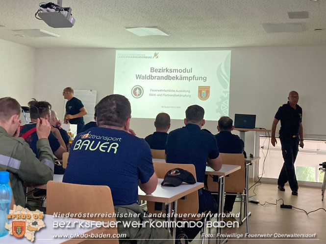 20220716 Erstes Bezirksmodul Waldbrandbekämpfung Foto: FF Oberwaltersdorf