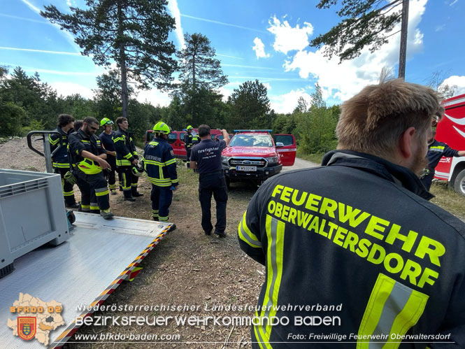20220716 Erstes Bezirksmodul Waldbrandbekämpfung Foto: FF Oberwaltersdorf