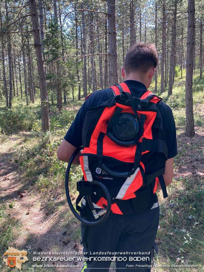 20220716 Erstes Bezirksmodul Waldbrandbekämpfung Foto: FF Oberwaltersdorf