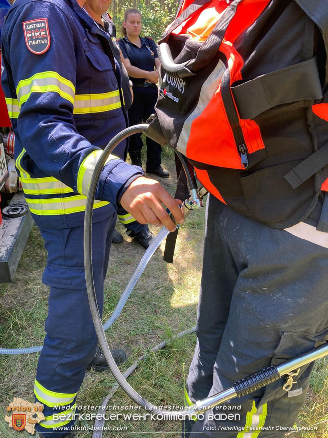 20220716 Erstes Bezirksmodul Waldbrandbekämpfung Foto: FF Oberwaltersdorf