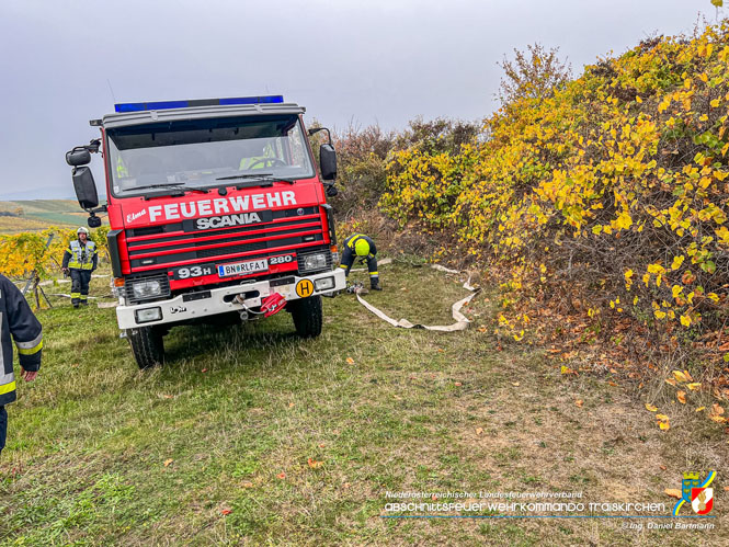 20221015 Einsatzuebung „Waldbrandszenario" des Abschnitts Traiskirchen  Foto: Ing. Daniel Bartmann