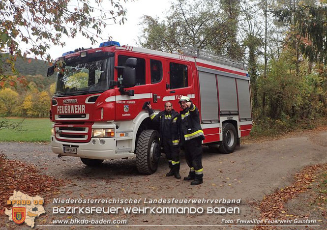 20221025 Unterabschnittsübung in Gainfarn  Foto: Freiwillige Feuerwehr Gainfarn