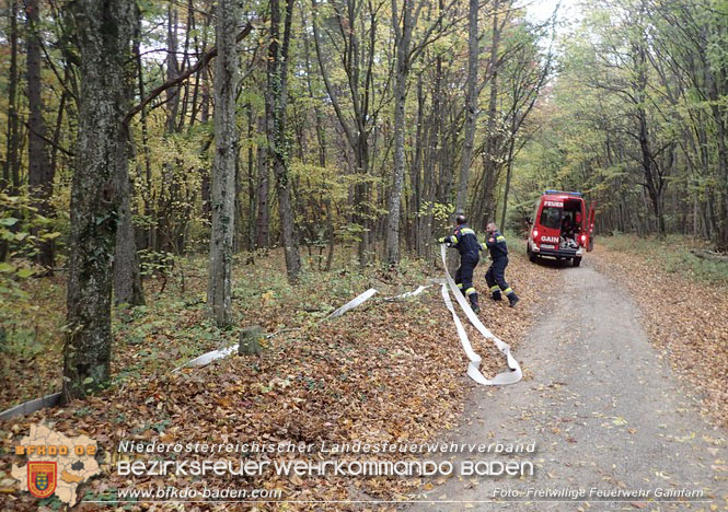 20221025 Unterabschnittsübung in Gainfarn  Foto: Freiwillige Feuerwehr Gainfarn