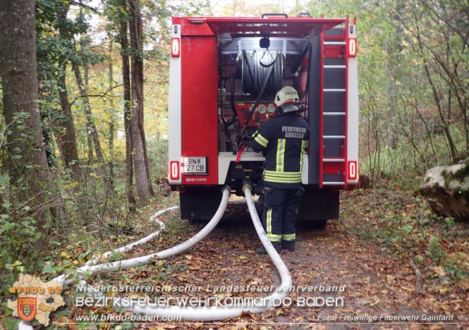 20221025 Unterabschnittsübung in Gainfarn  Foto: Freiwillige Feuerwehr Gainfarn