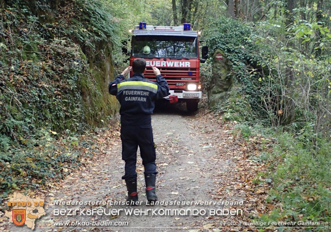 20221025 Unterabschnittsübung in Gainfarn  Foto: Freiwillige Feuerwehr Gainfarn