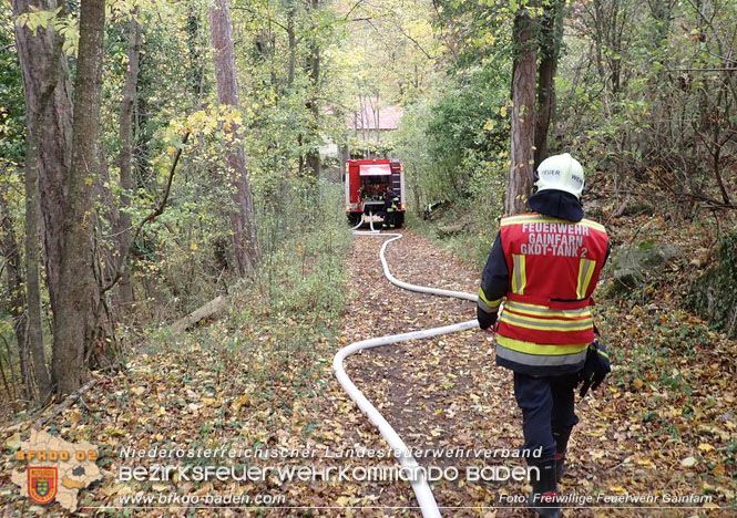 20221025 Unterabschnittsübung in Gainfarn  Foto: Freiwillige Feuerwehr Gainfarn