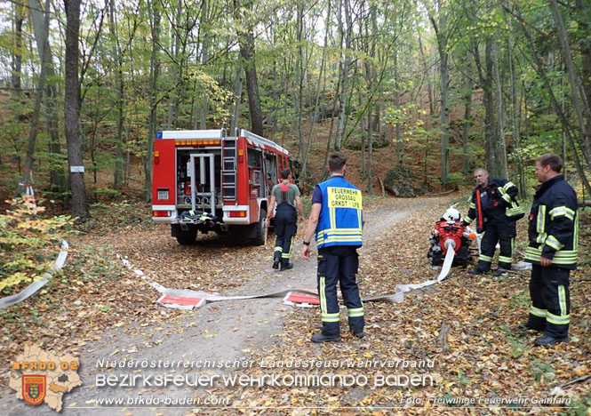 20221025 Unterabschnittsübung in Gainfarn  Foto: Freiwillige Feuerwehr Gainfarn