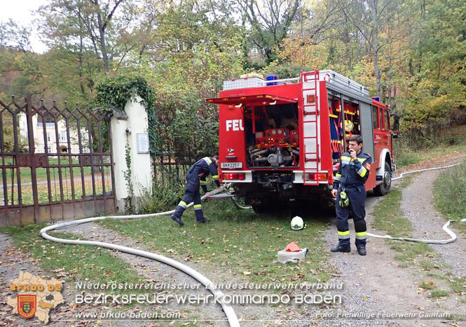 20221025 Unterabschnittsübung in Gainfarn  Foto: Freiwillige Feuerwehr Gainfarn