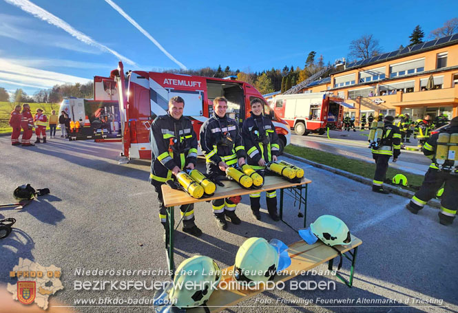 20221112 Erweiterte Unterabschnittsübung im Pflegeheim St.Corona/Schöpfl Foto: ASB Jürgen Leidner FF Altenmarkt 20221112 Erweiterte Unterabschnittsübung im Pflegeheim St.Corona/Schöpfl Foto: ASB Jürgen Leidner FF Altenmarkt