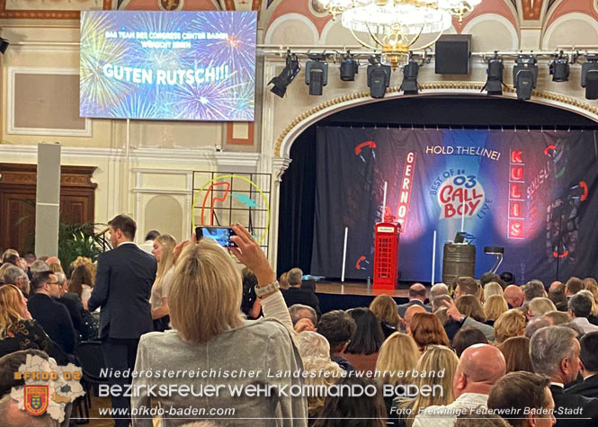 20221231 Brandsicherheitswache Silvesterabend in Congress Casino Baden  Foto: Freiwillige Feuerwehr Baden-Stadt