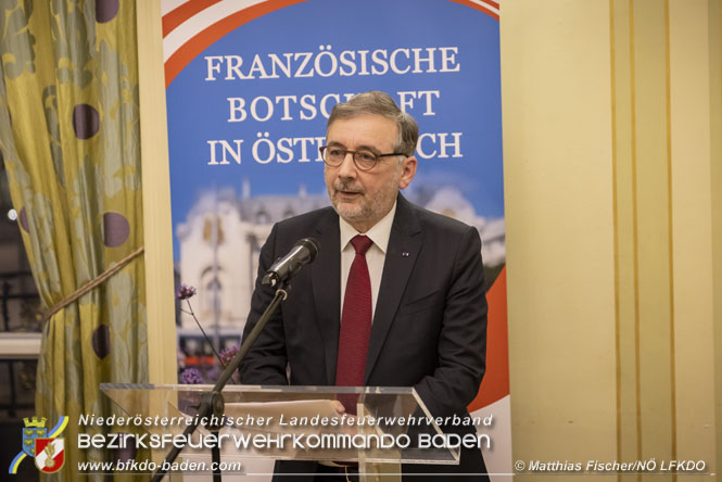 20230118 Noe Waldbrandbekaempfer zu Gast in der Franzoesischen Botschaft Foto: Matthias Fischer Noe LFV 20230118 Noe Waldbrandbekaempfer zu Gast in der Franzoesischen Botschaft Foto: Matthias Fischer Noe LFV