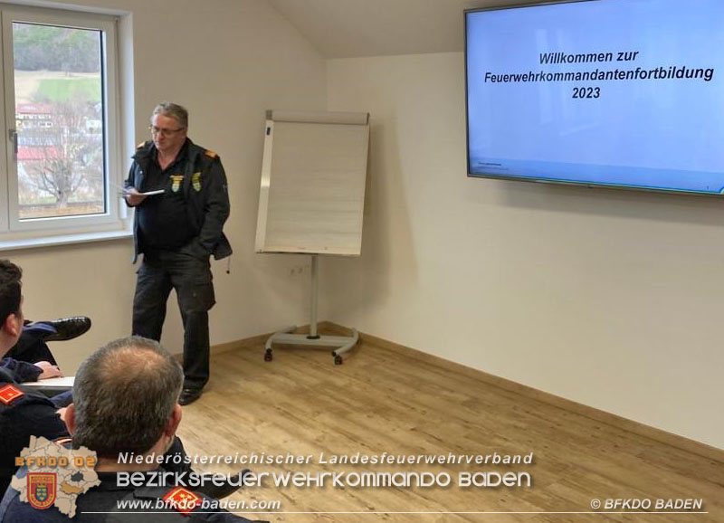 Feuerwehr-Kommandanten Fortbildung 2023 in Hernstein