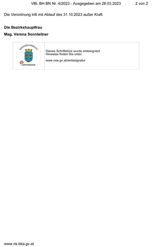 Waldbrandverordnung 2023 BH BADEN