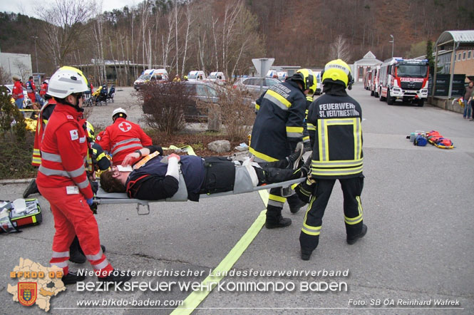20230325 Einsatzuebung von Rotes Kreuz und Feuerwehr am Areal der Berndorf AG Foto: SB oeA Reinhard Wafrek FF Enzesfeld 20230325 Einsatzuebung von Rotes Kreuz und Feuerwehr am Areal der Berndorf AG Foto: SB oeA Reinhard Wafrek FF Enzesfeld
