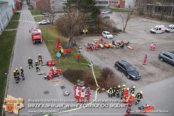 20230325 Einsatzuebung von Rotes Kreuz und Feuerwehr am Areal der Berndorf AG Foto: SB oeA Reinhard Wafrek FF Enzesfeld 20230325 Einsatzuebung von Rotes Kreuz und Feuerwehr am Areal der Berndorf AG Foto: SB oeA Reinhard Wafrek FF Enzesfeld