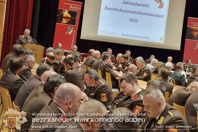 20230414 Bezirksfeuerwehrtag in Traiskirchen  Foto: Stefan Schneider BFKDO BADEN