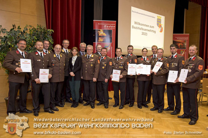 20230414 Bezirksfeuerwehrtag in Traiskirchen  Foto: Stefan Schneider BFKDO BADEN