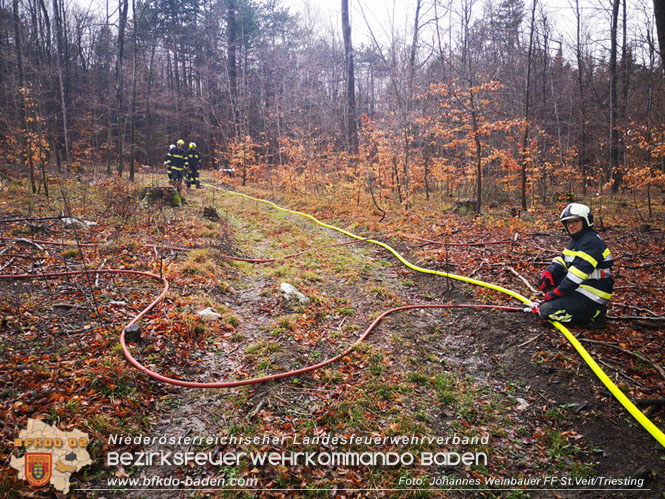20230415 Erste Übung der Waldbrandgruppe des Feuerwehrabschnittes Pottenstein  Foto: OV Johannes Weinbauer FF St.Veit/Triesting