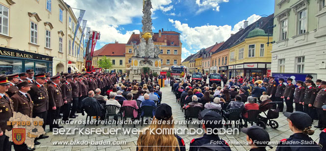 20230429 Abschnittsflorianitag in Baden  Foto: OV Mag Michael Rampl FF Baden-Stadt