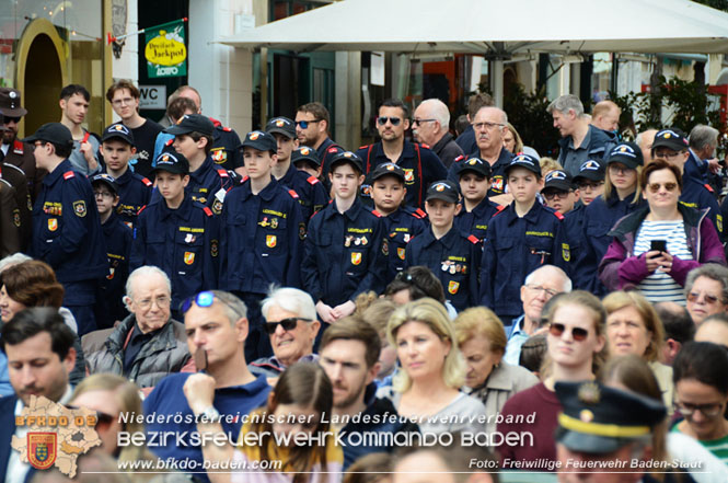 20230429 Abschnittsflorianitag in Baden  Foto: OV Mag Michael Rampl FF Baden-Stadt