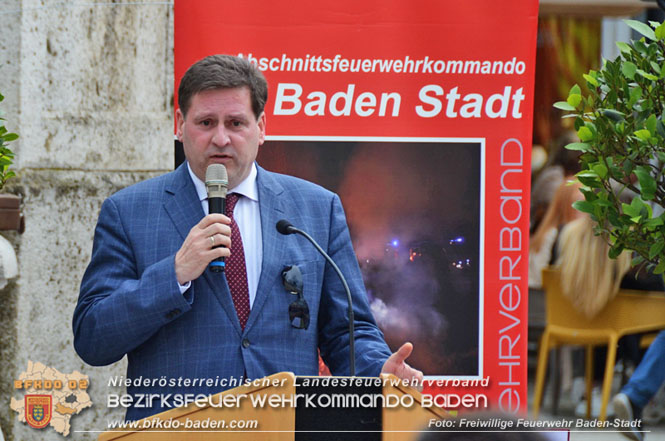 20230429 Abschnittsflorianitag in Baden  Foto: OV Mag Michael Rampl FF Baden-Stadt