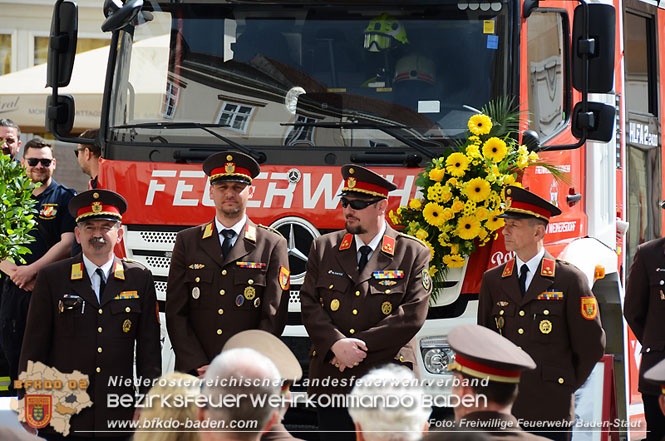 20230429 Abschnittsflorianitag in Baden  Foto: OV Mag Michael Rampl FF Baden-Stadt