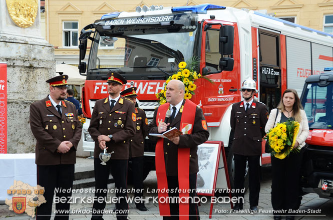20230429 Abschnittsflorianitag in Baden  Foto: OV Mag Michael Rampl FF Baden-Stadt
