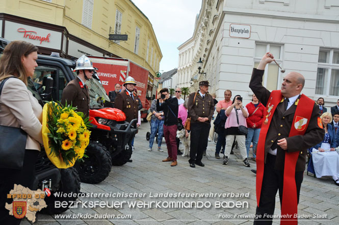 20230429 Abschnittsflorianitag in Baden  Foto: OV Mag Michael Rampl FF Baden-Stadt