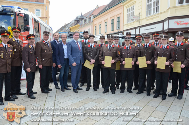 20230429 Abschnittsflorianitag in Baden  Foto: OV Mag Michael Rampl FF Baden-Stadt