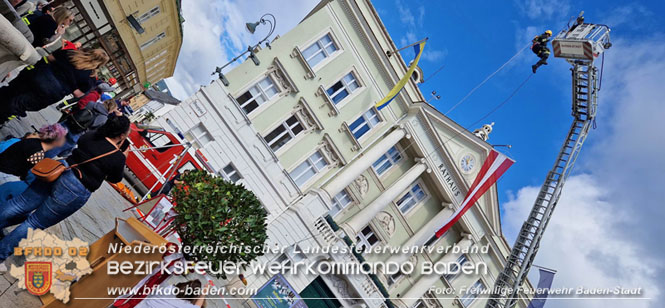 20230429 Abschnittsflorianitag in Baden  Foto: OV Mag Michael Rampl FF Baden-Stadt