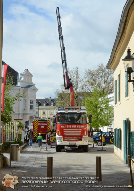 20230429 Abschnittsflorianitag in Baden  Foto: OV Mag Michael Rampl FF Baden-Stadt