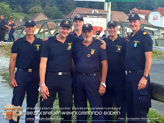 25. Landeswasserwehr-Leistungsbewerb Steiermark 2023 in Wildon auf der Kainach  Foto: Sachgebiet Wasserdienst