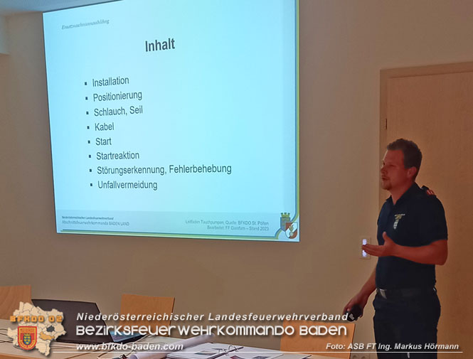 20230929_Einsatzmaschinistenlehrgang (EMA) Abschnitt Baden-Land im Feuerwehrhaus Günselsdorf Foto: FT Ing. Markus Hörmann 20230929_Einsatzmaschinistenlehrgang (EMA) Abschnitt Baden-Land im Feuerwehrhaus Günselsdorf Foto: FT Ing. Markus Hörmann