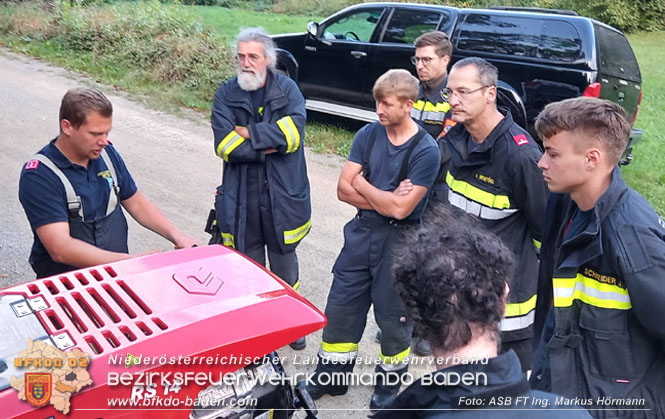 20230930 Einsatzmaschinistenlehrgang (EMA) Abschnitt Baden-Land im Helenental Foto: FT Ing. Markus Hörmann 20230930 Einsatzmaschinistenlehrgang (EMA) Abschnitt Baden-Land im Helenental Foto: FT Ing. Markus Hörmann