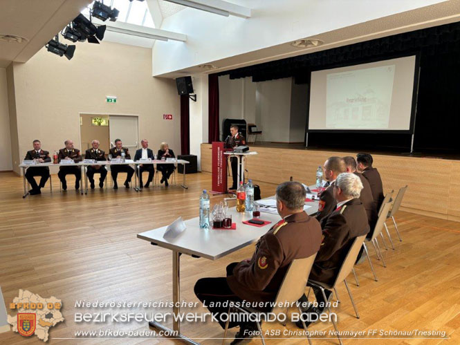 Mitgliederversammlung der Freiwilligen Feuerwehr Schönau an der Triesting